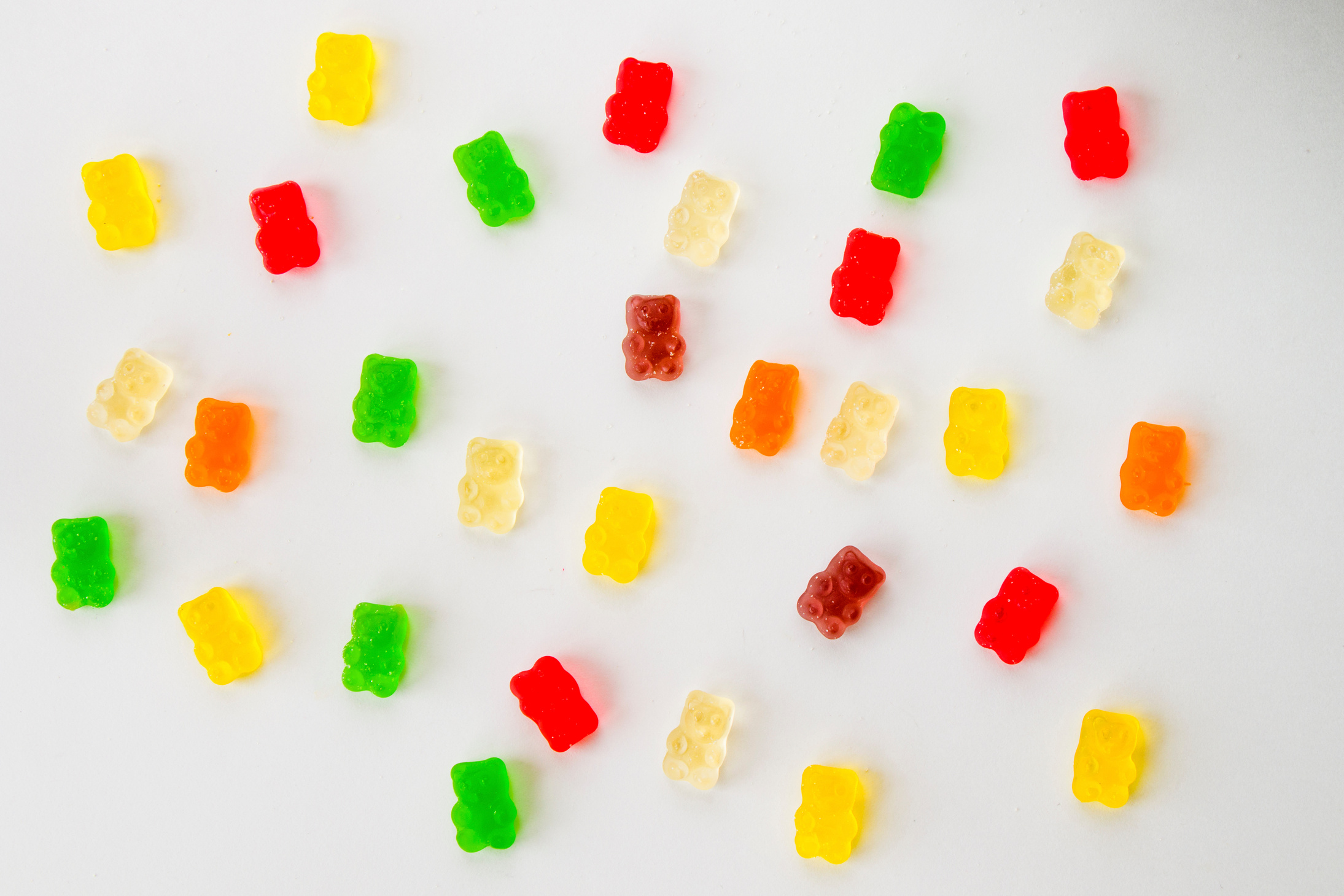 Jelly marmalade, high angle view of taste sweet snack, colorful candy